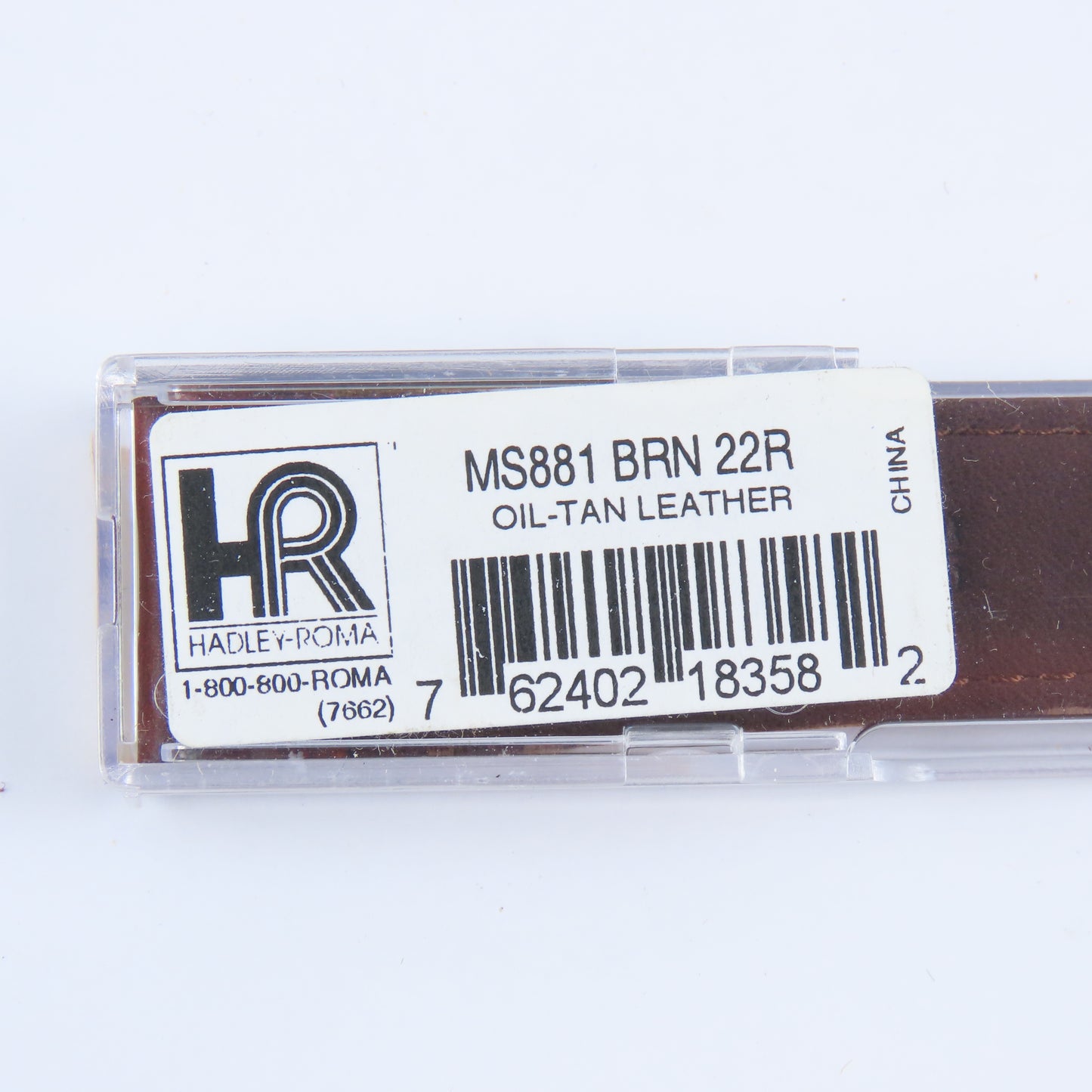 Hadley Roma Men's NOS Brown 22R MM Wristwatch Band | MS881