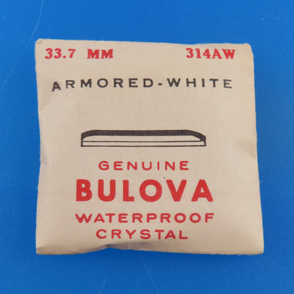 Bulova Accutron 314AW Armored White 33.7 MM Crystal | Waterproof