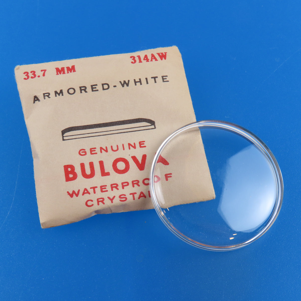 Bulova Accutron 314AW Armored White 33.7 MM Crystal | Waterproof