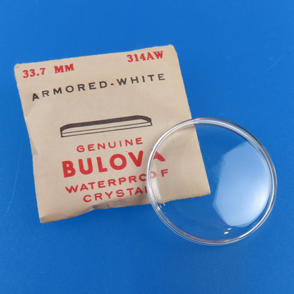 Bulova Accutron 314AW Armored White 33.7 MM Crystal | Waterproof