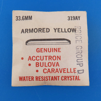 Bulova Accutron 319AY Armored Yellow 33.6 MM Crystal | Water Resistant