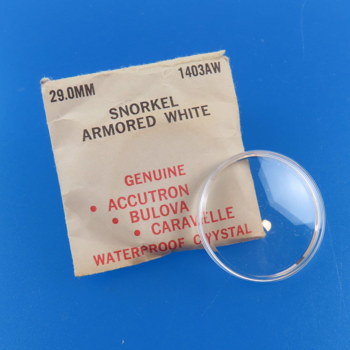 Bulova Accutron 1403AW Snorkel Armored White 29.0 MM Crystal | Waterproof