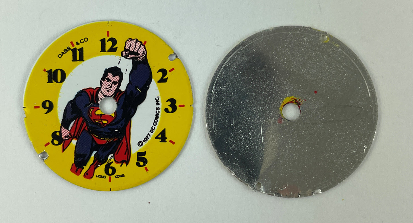 Dabs & Co. DC Comics Superman Character NOS Wristwatch Dials