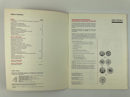Bulova Accutron Series 230 Service Manual