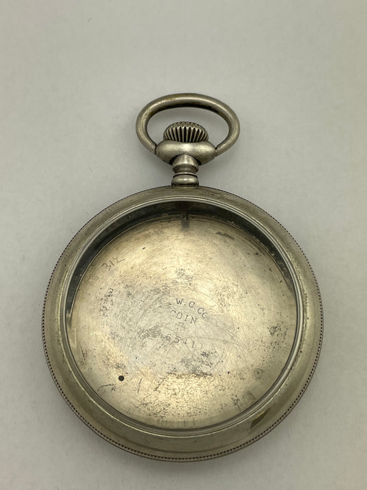 Waltham 16 Size Coin Silver Pocket Watch Case