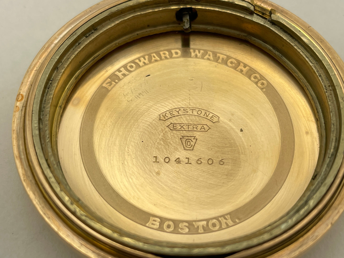 E. Howard & Co. 16 Size YGF Railroad Pocket Watch Case