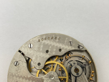 Hampden 16 Size 7 Jewel Pocket Watch Movement