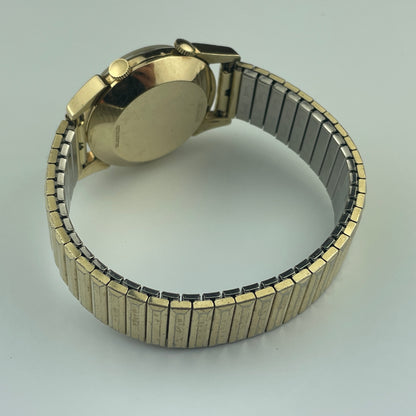 LeCoultre 814 Men’s Alarm Vintage Mechanical Round Wristwatch
