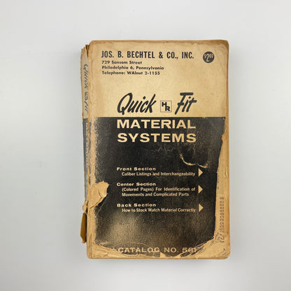 Quick Fit Material System Catalog NO. 561