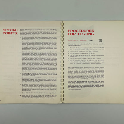 Accutron Series 214 Service Manual