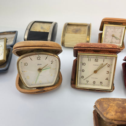 Travel Clocks, Assortment of 15