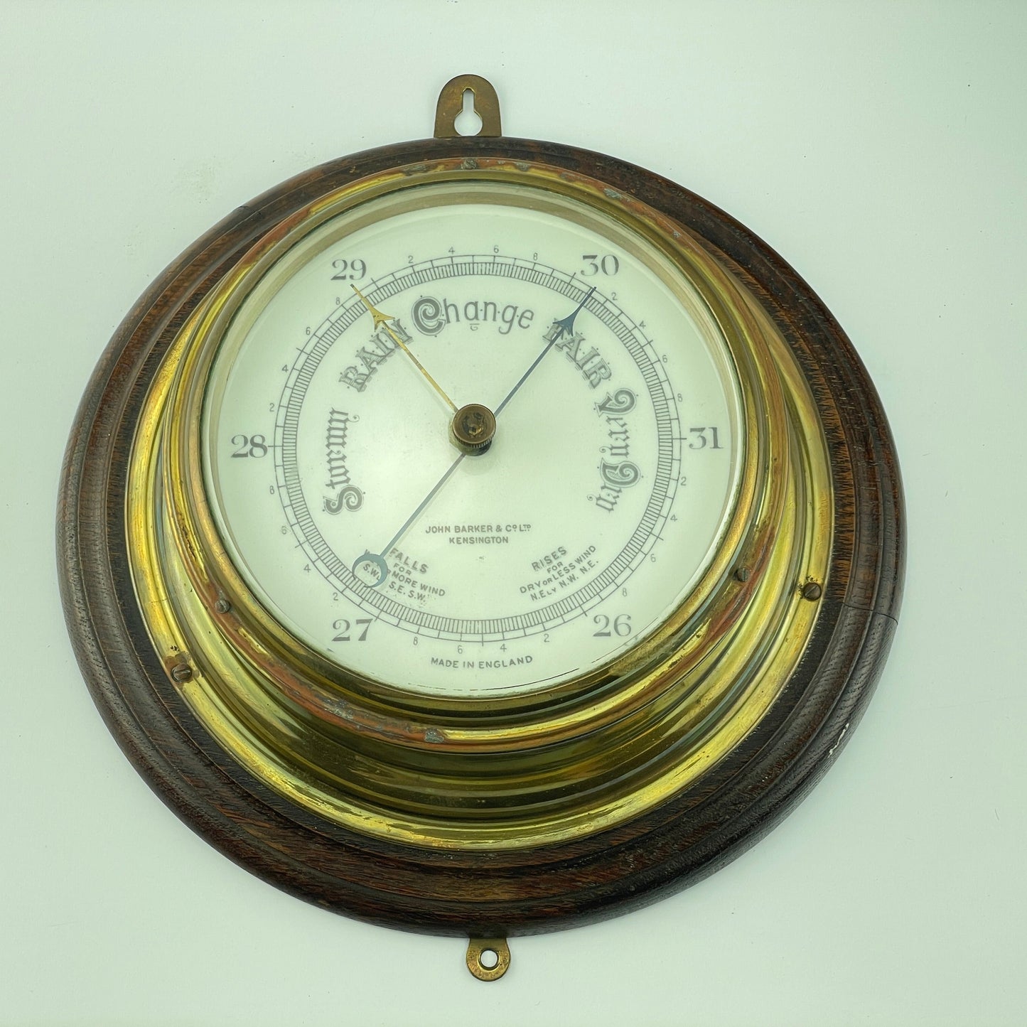 Lot 53- John Barker & Co. Ltd. English Barometer