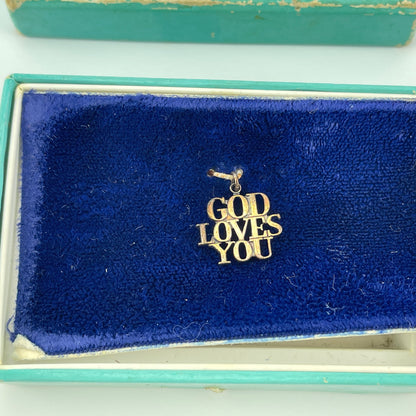 Lot 57- Vintage Tiffany & Co. “God Loves You” Pendant