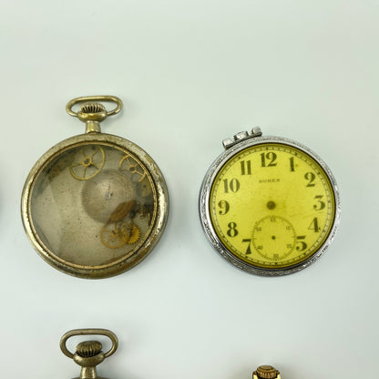 Lot 63- American and Swiss Pocket Watches Selection of (8)