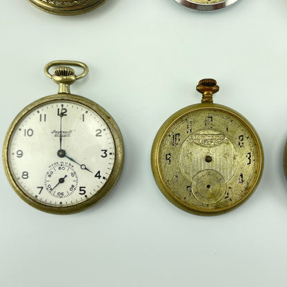 Lot 63- American and Swiss Pocket Watches Selection of (8)