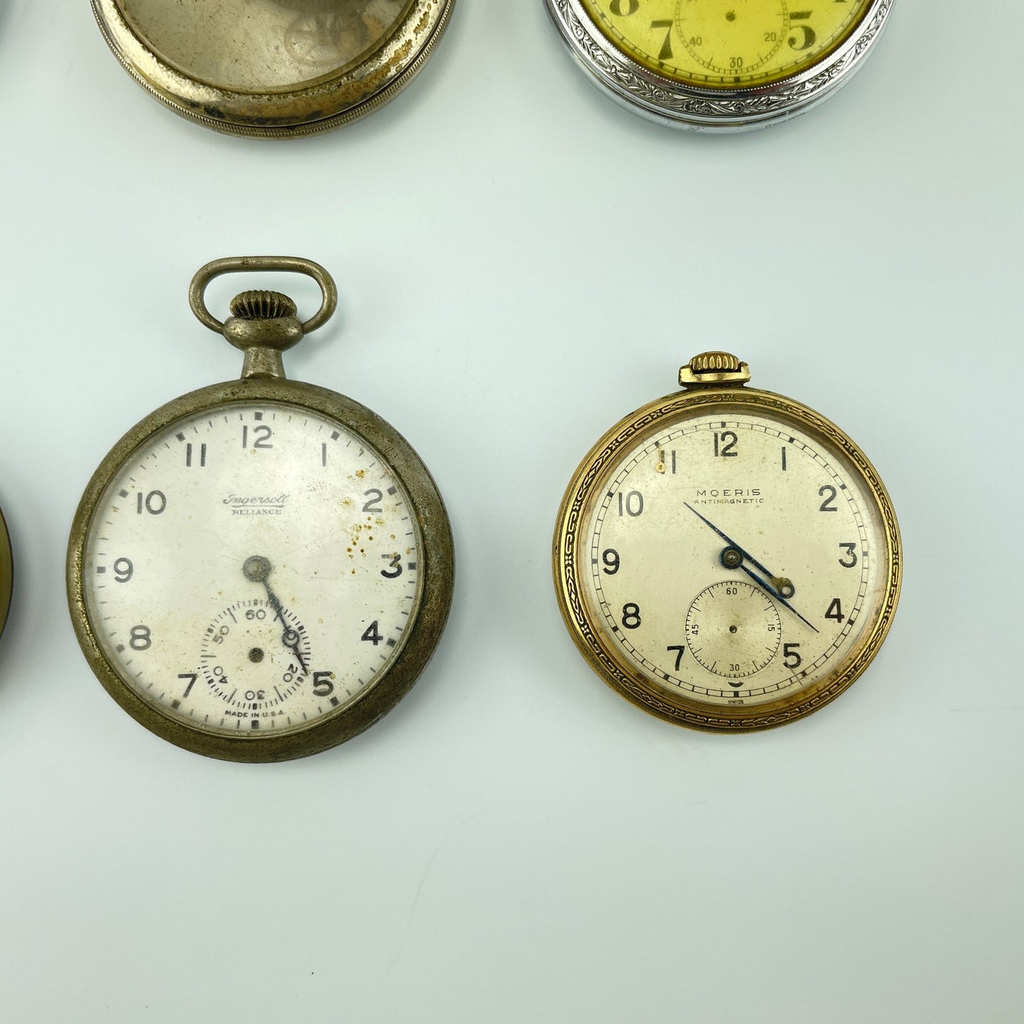 Lot 63- American and Swiss Pocket Watches Selection of (8)