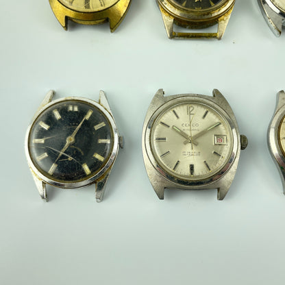 Lot 71- Vintage Swiss Men’s Mechanical Wristwatch Assortment