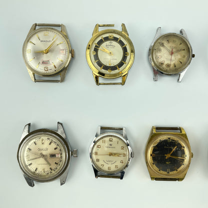 Lot 77- Men’s Mechanical Wristwatch Assortment