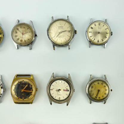 Lot 77- Men’s Mechanical Wristwatch Assortment
