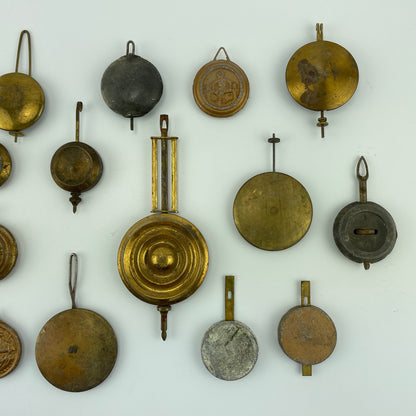 Lot 81- Clock Pendulum Assortment of 18