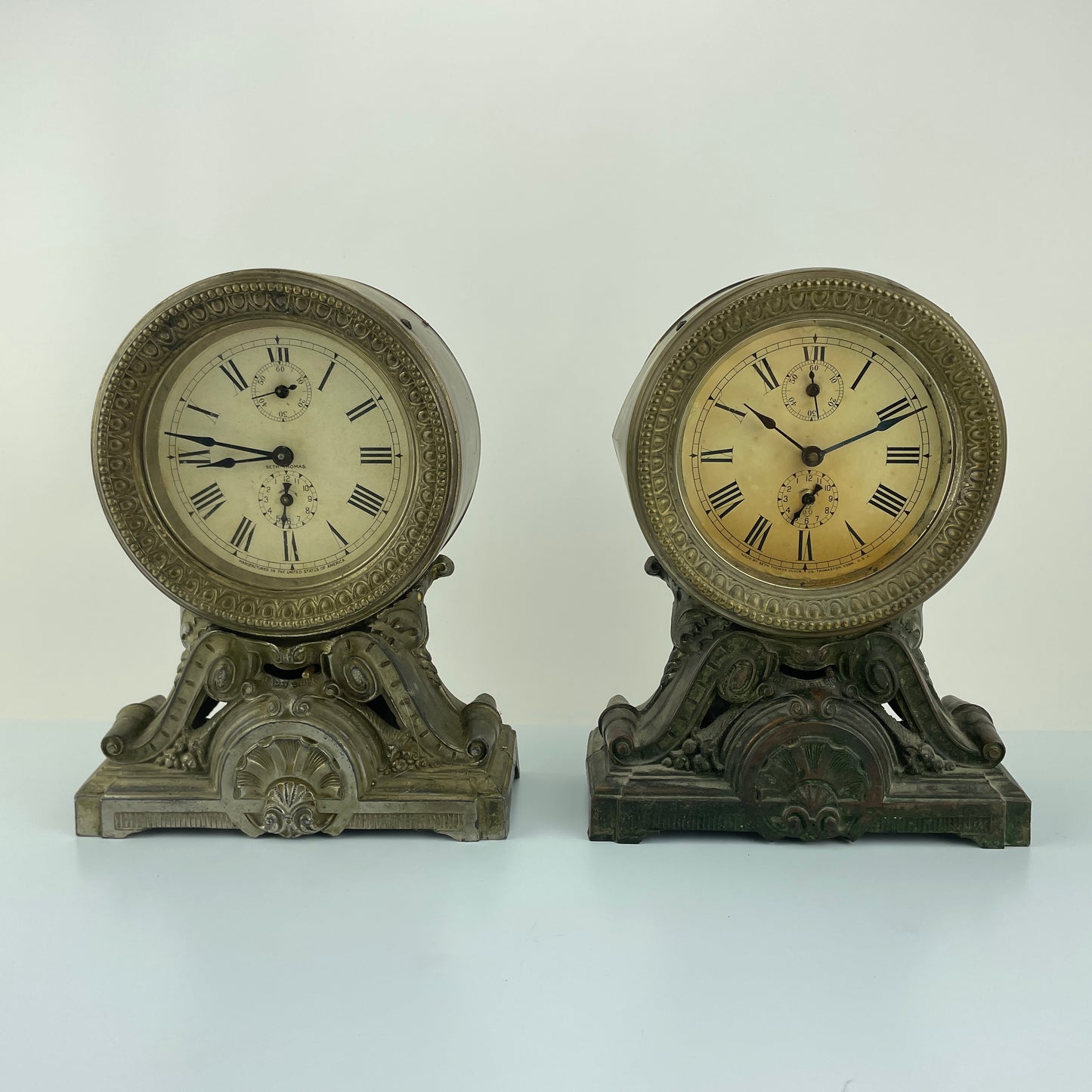 Lot 70- Seth Thomas Alarm Clocks Set of (2)