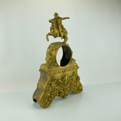 Lot 68- Early 19th Century Figural Napoleonic Brass Clock Case