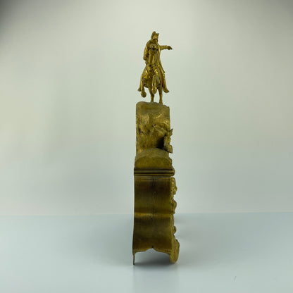 Lot 68- Early 19th Century Figural Napoleonic Brass Clock Case