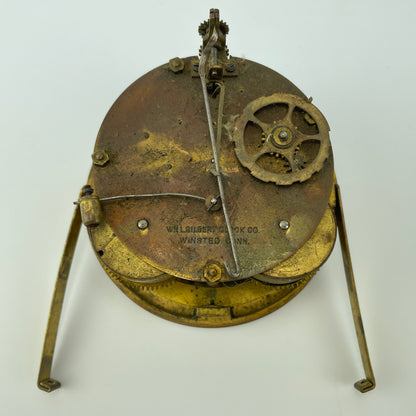 Lot 76- WM Gilbert Clock Co. Movement with Exposed Brocot Escapement