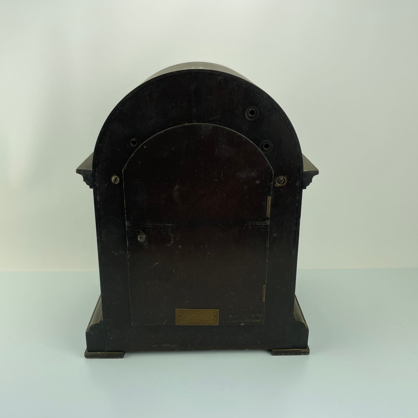 Lot 80- Herschede Gothic 8-Day Mantle Clock