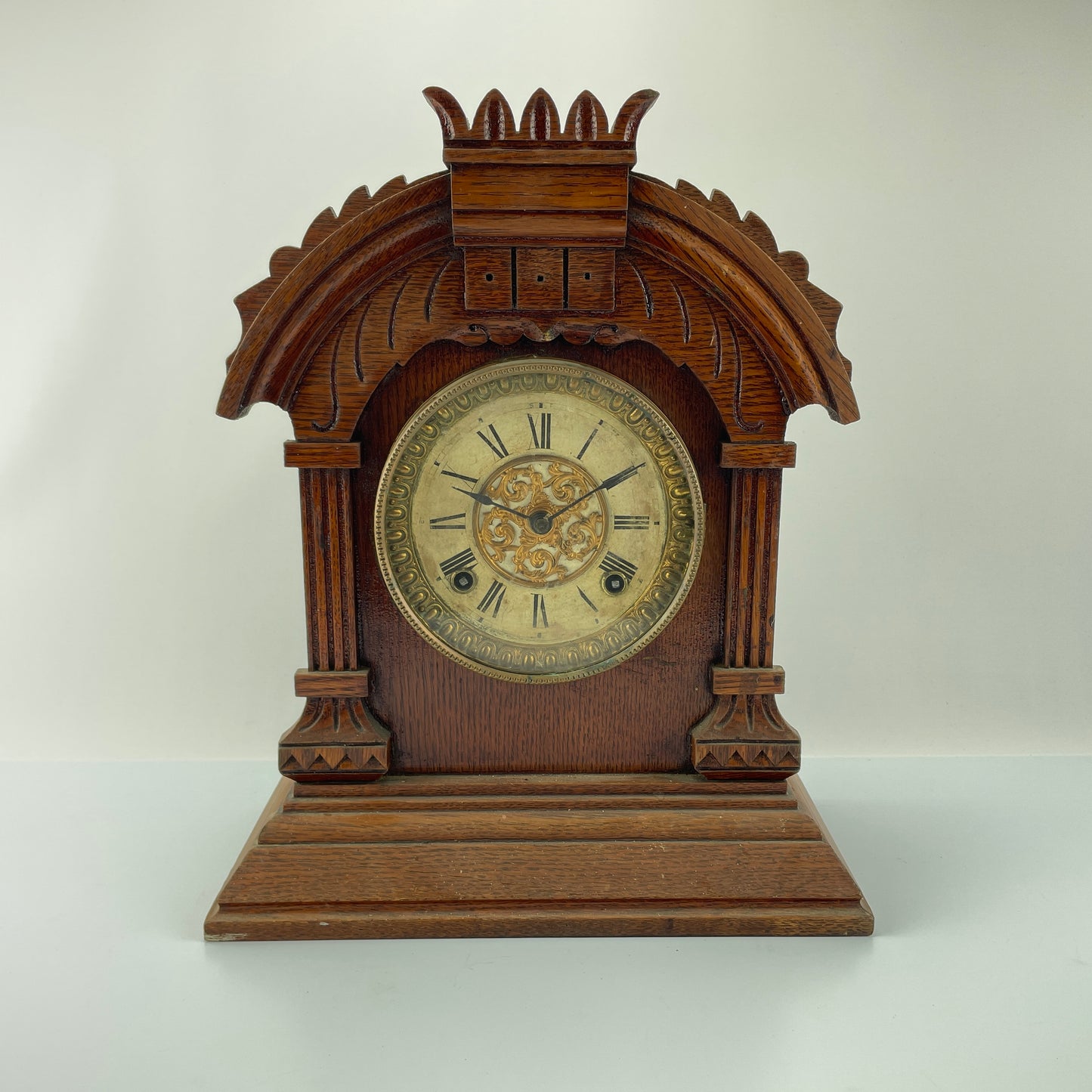 Lot 92- Ansonia 8-Day Time & Strike Mantle Clock