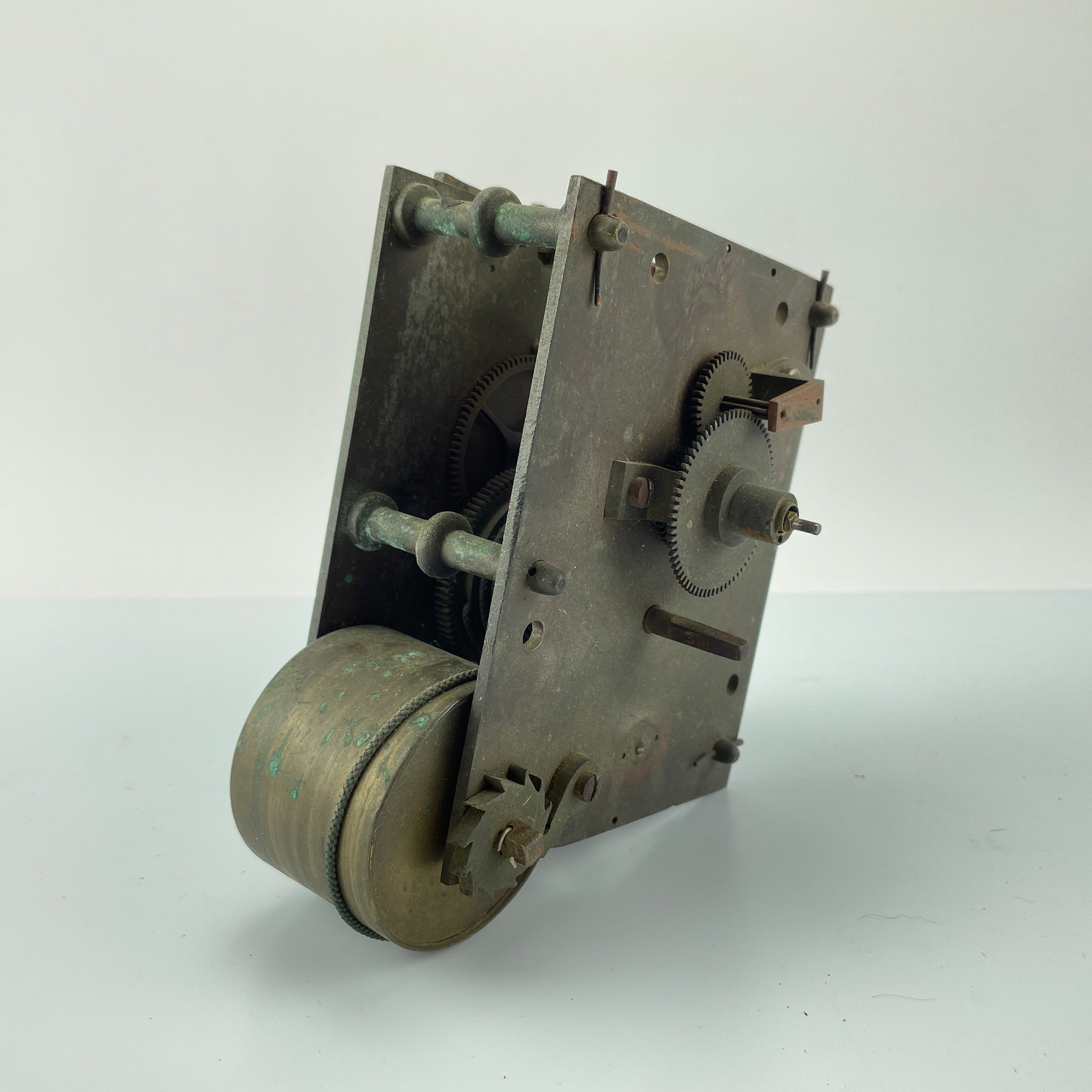 Lot 94- English Fuse Brass Clock Movement – watchpartsrus