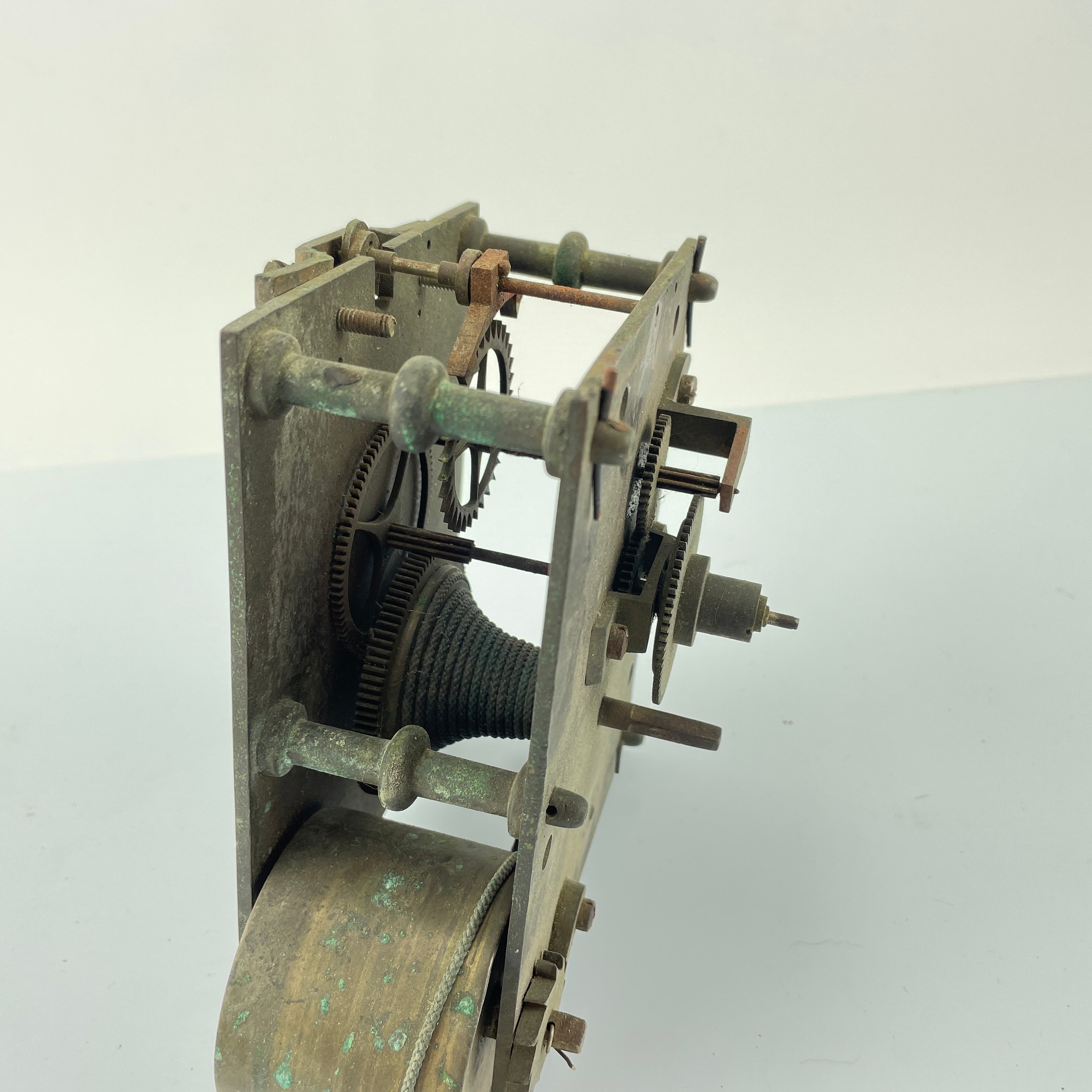 Lot 94- English Fuse Brass Clock Movement – watchpartsrus