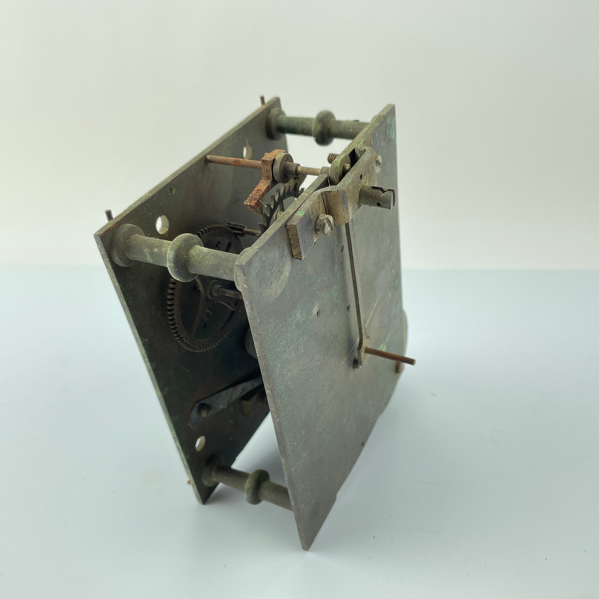 Lot 94- English Fuse Brass Clock Movement – watchpartsrus