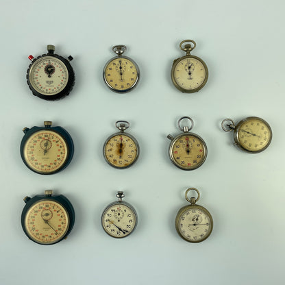 Lot 105- Selection of Ten Stopwatches