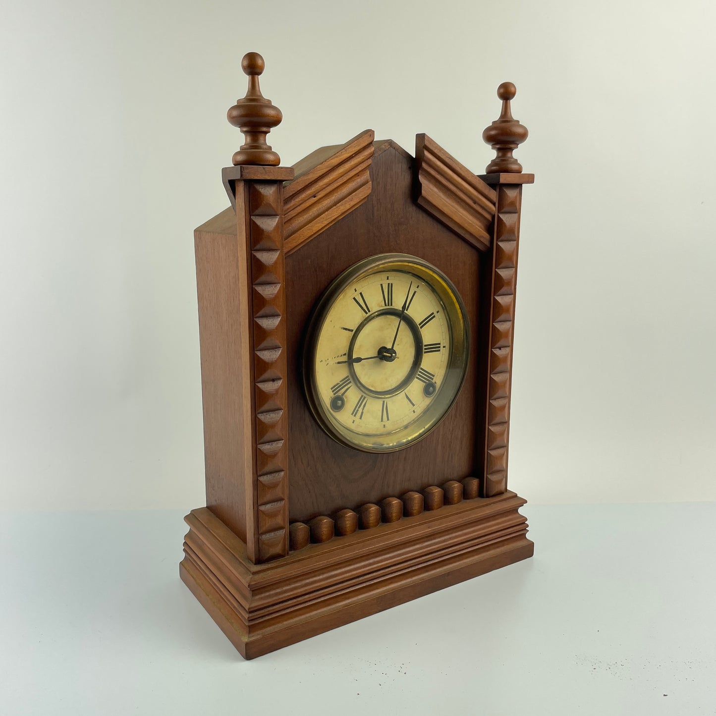 Lot 109- Ansonia 8-day Time & Strike Mantle Clock