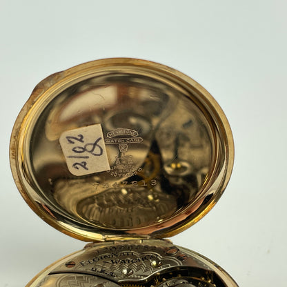 Lot 2- Elgin and Waltham YGF Ladies' Lapel Watches