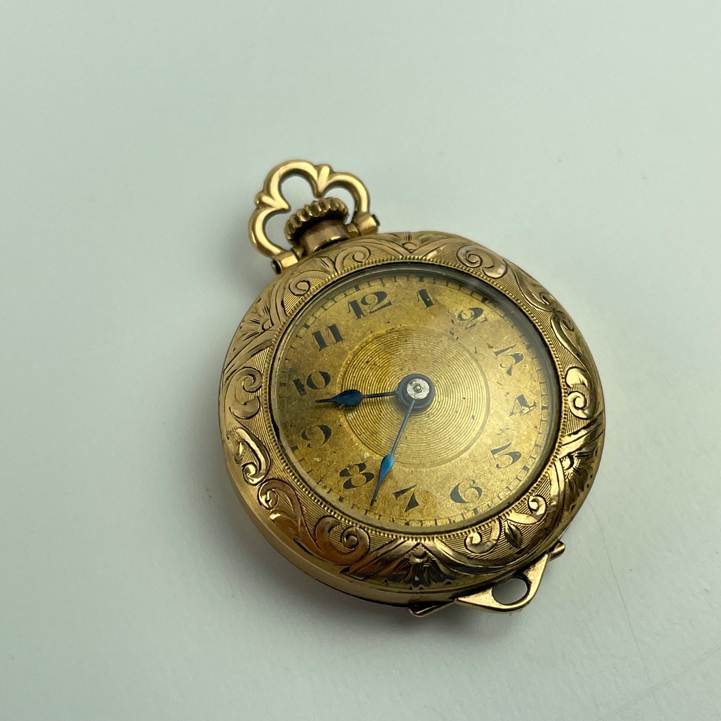 Lot 7- American & Swiss Yellow Gold-Filled Lapel Watches