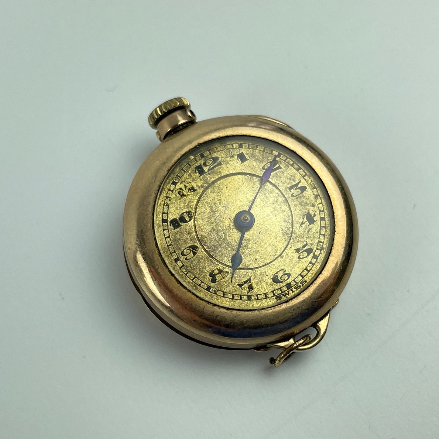 Lot 7- American & Swiss Yellow Gold-Filled Lapel Watches