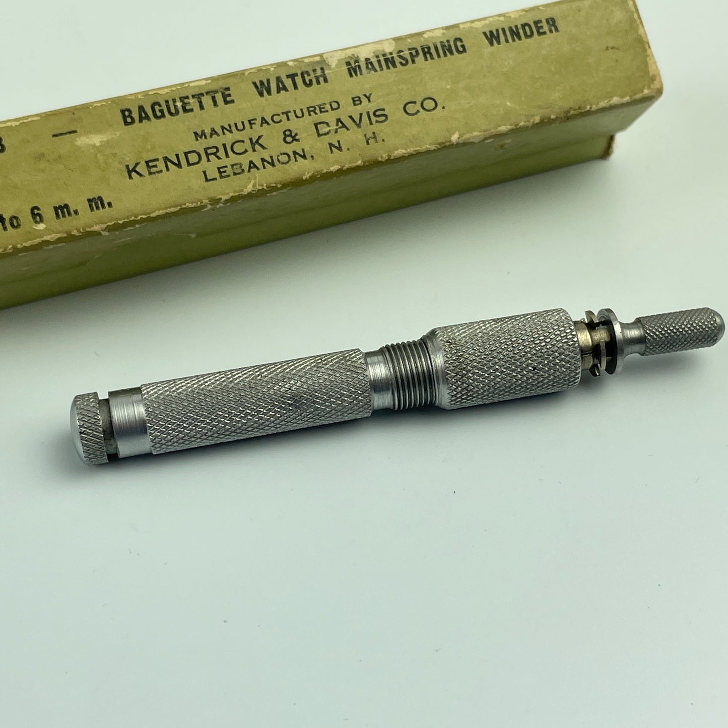 Lot 14- Kendrick & Davis Boxed Mainspring Winders