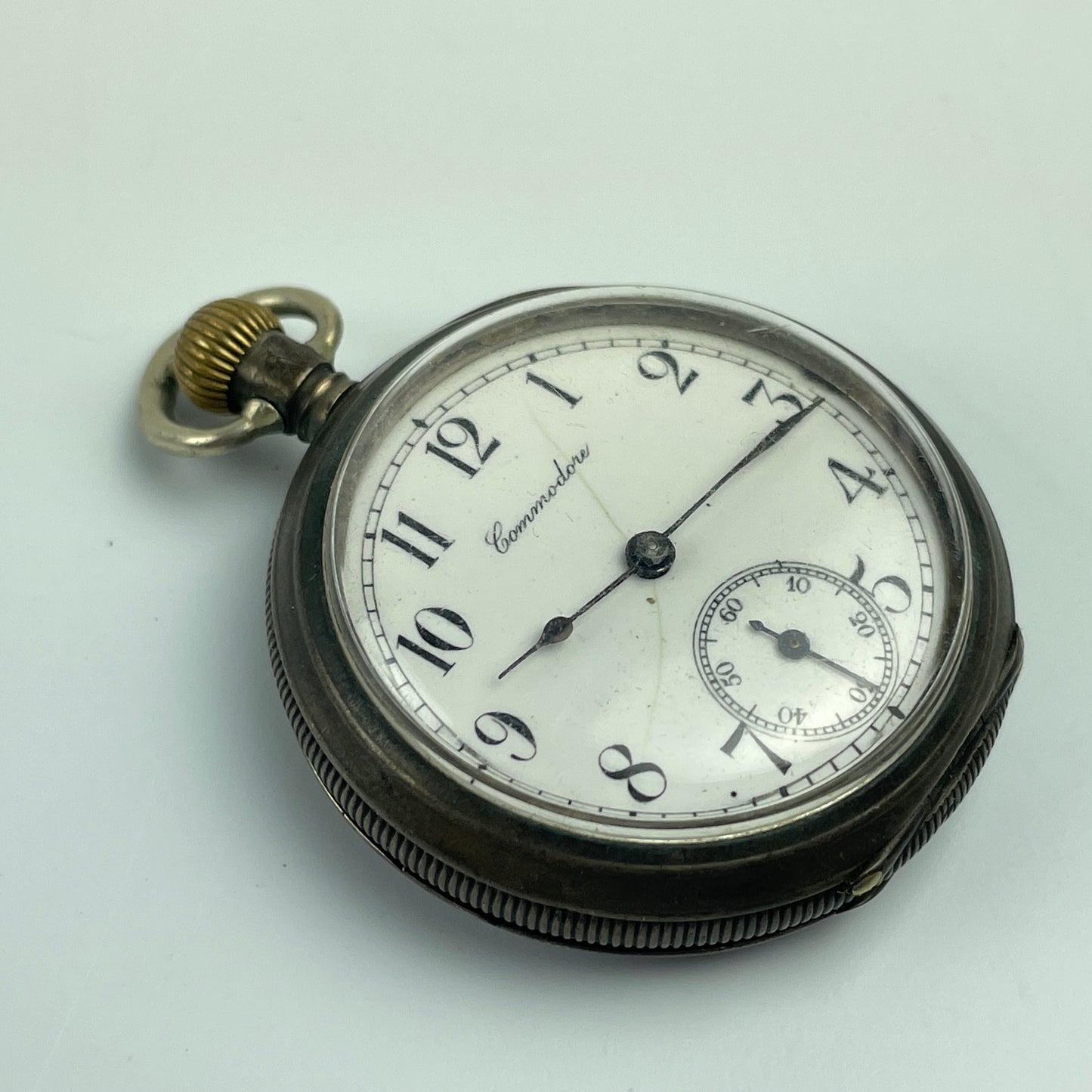 Lot 17- Swiss Sterling Silver & Coin Silver Pocket Watches