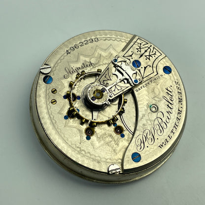 Lot 20- Waltham 18 Size Model 1883 Pocket Watch Movement
