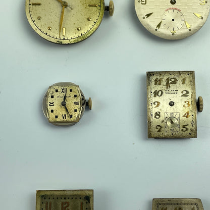Lot 29- Waltham Vintage Mechanical Wristwatch Movements