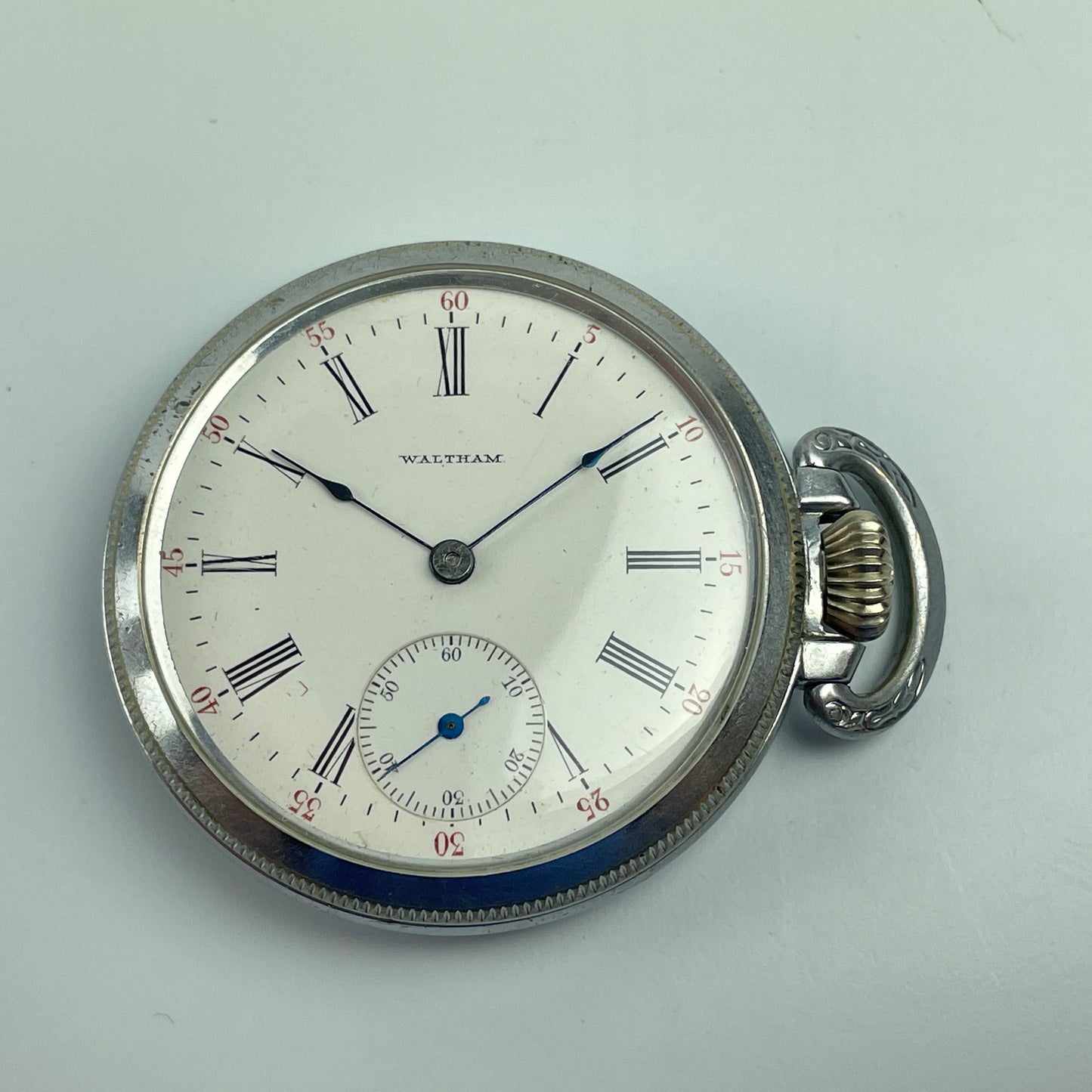 Lot 34- Waltham 16 Size Open Face Pocket Watch