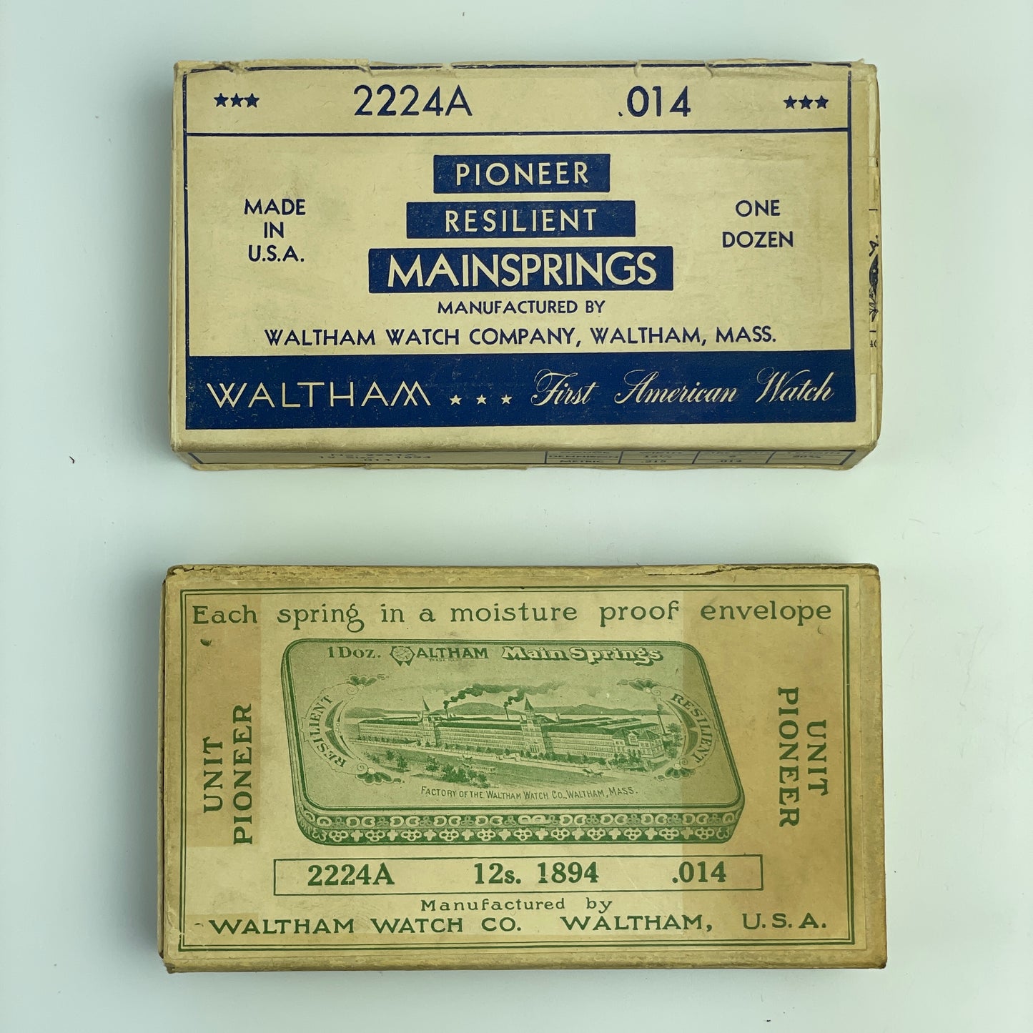 Lot 43- Waltham Blued Watch Mainsprings