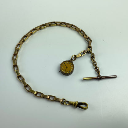 Lot 53- Men's YGF Pocket Watch Chain