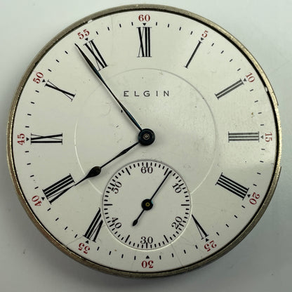 Lot 65- Elgin 12 & 16 Size Pocket Watch Movements