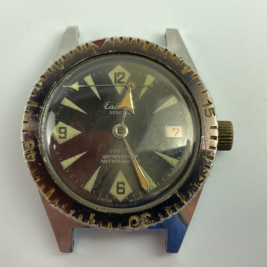 Lot 77- Swiss “EASTMAN SPECIAL" Skin Diver’s Wristwatch
