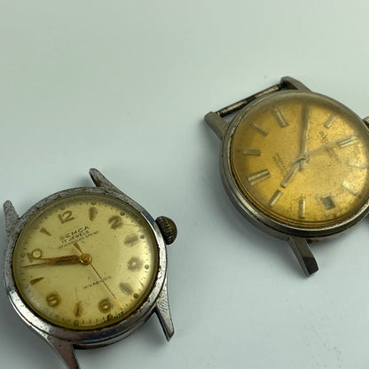Lot 78- Swiss Men's Vintage Watches