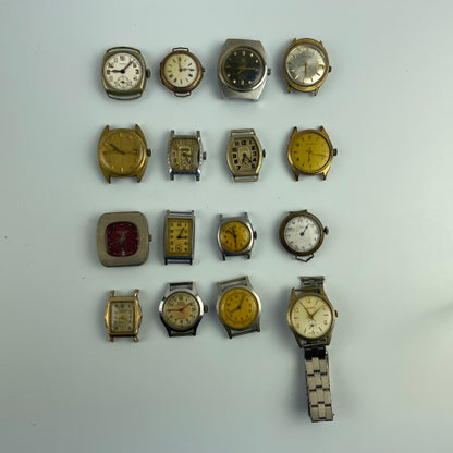 Lot 111- Swiss Men’s non-running Vintage Mechanical Wristwatches