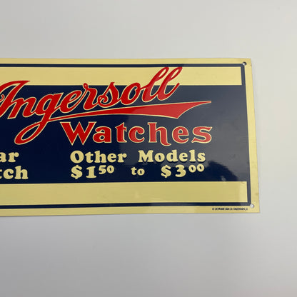 Lot 82- Ingersoll Watches Advertising Sign